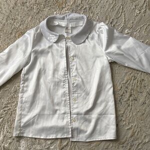 Satin button-down shirt